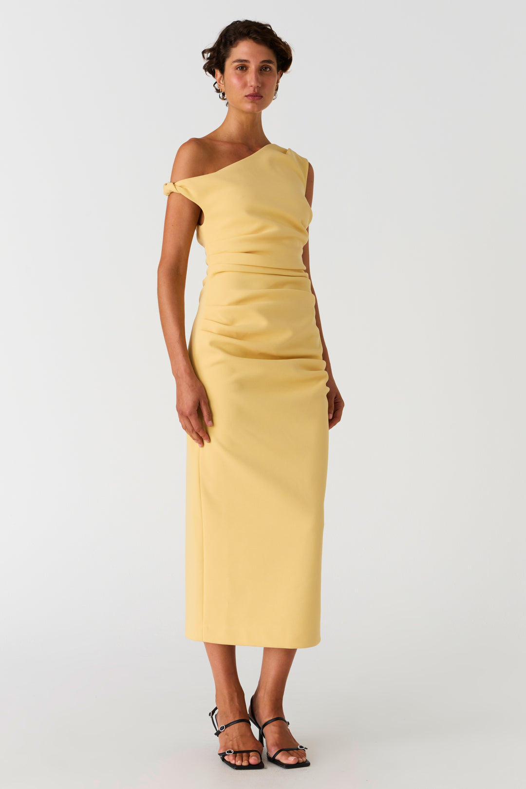 Alaska Midi Dress | Buttermilk Yellow