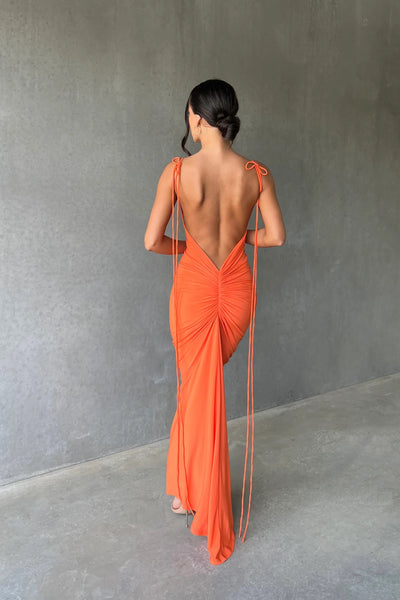 Zahara Dress | Orange
