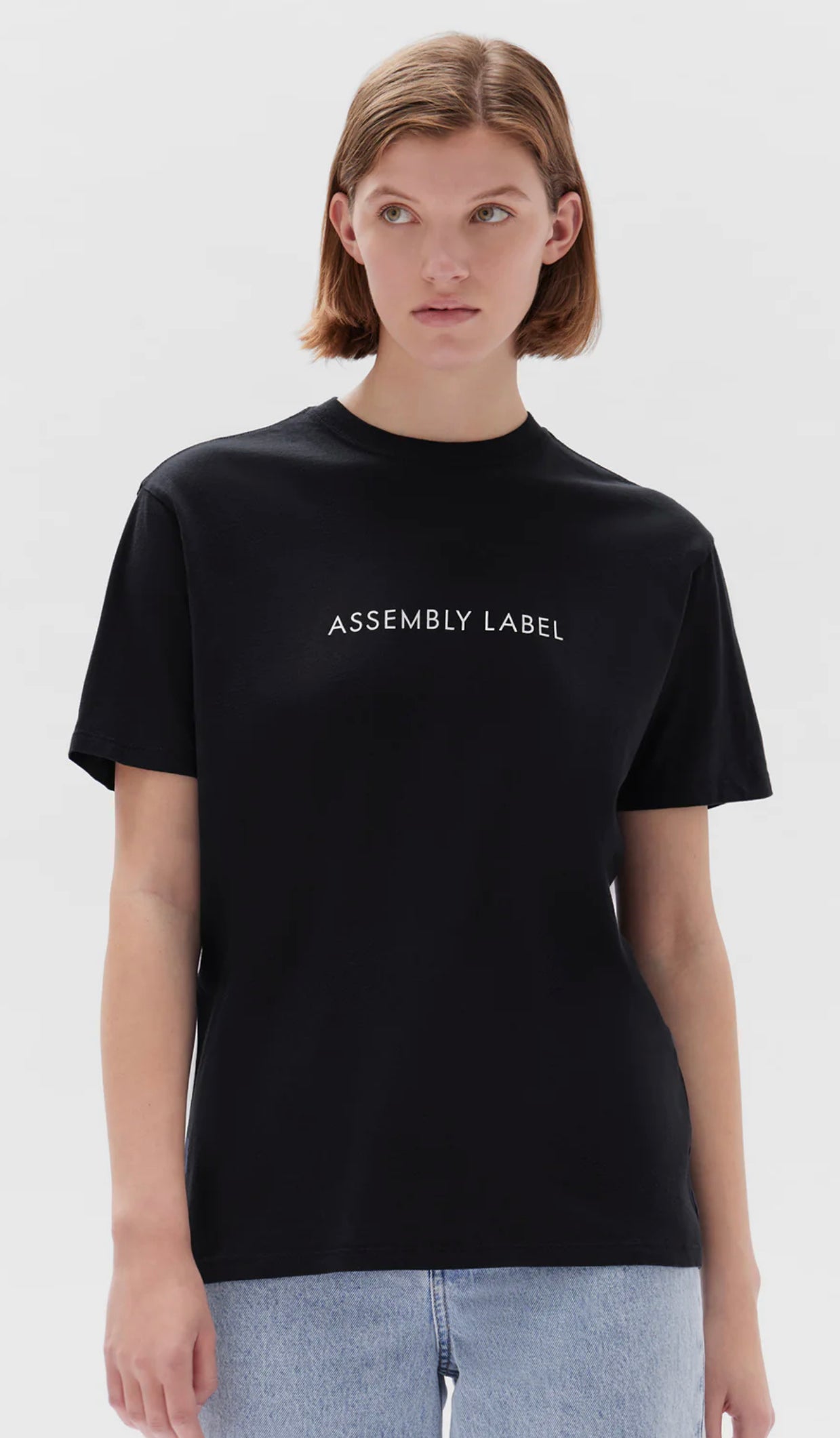 Everyday Organic Logo Tee | True Black + White