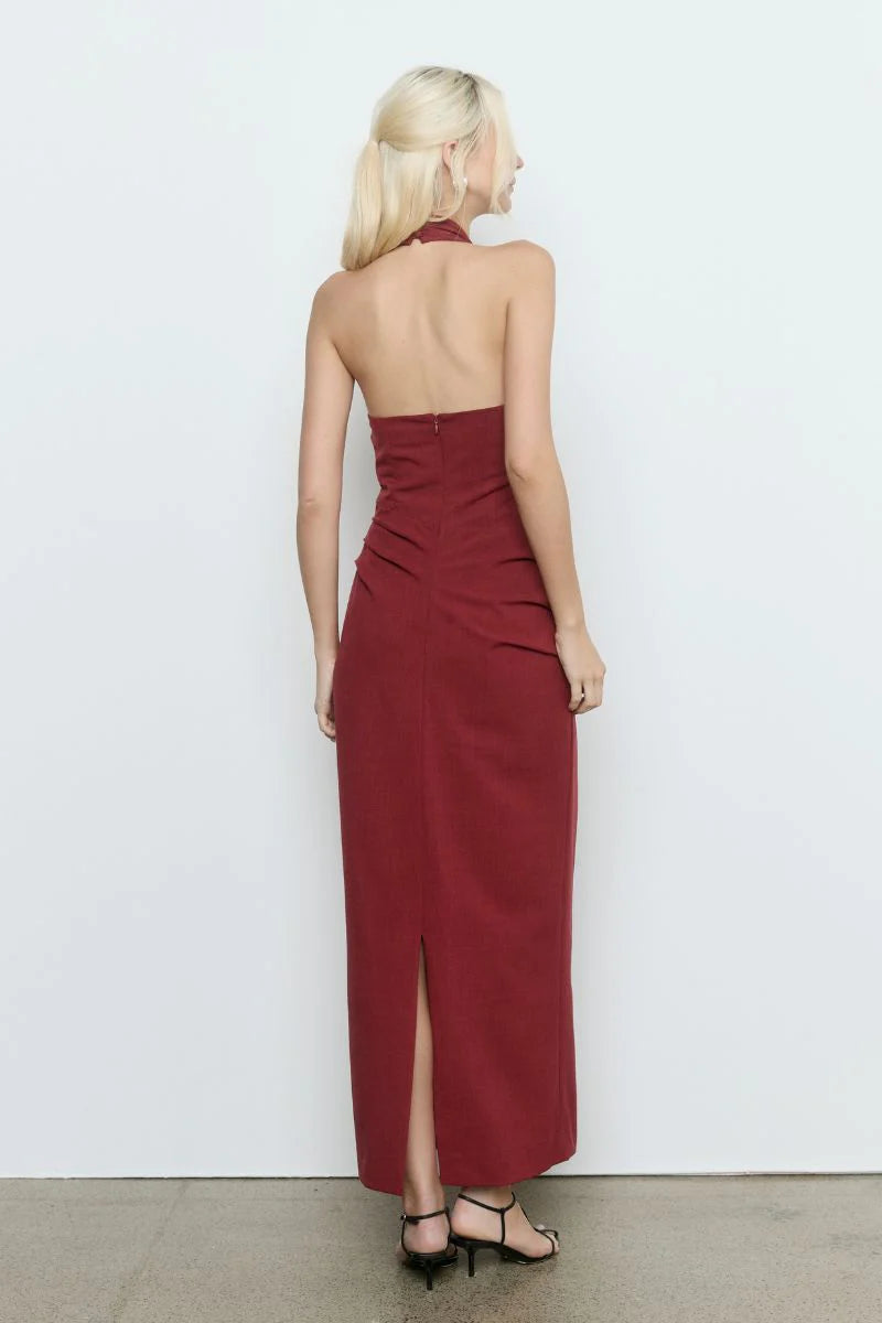Priya Dress | Cranberry