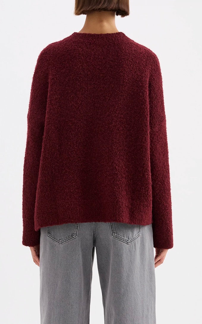 Elias Knit | Oxblood