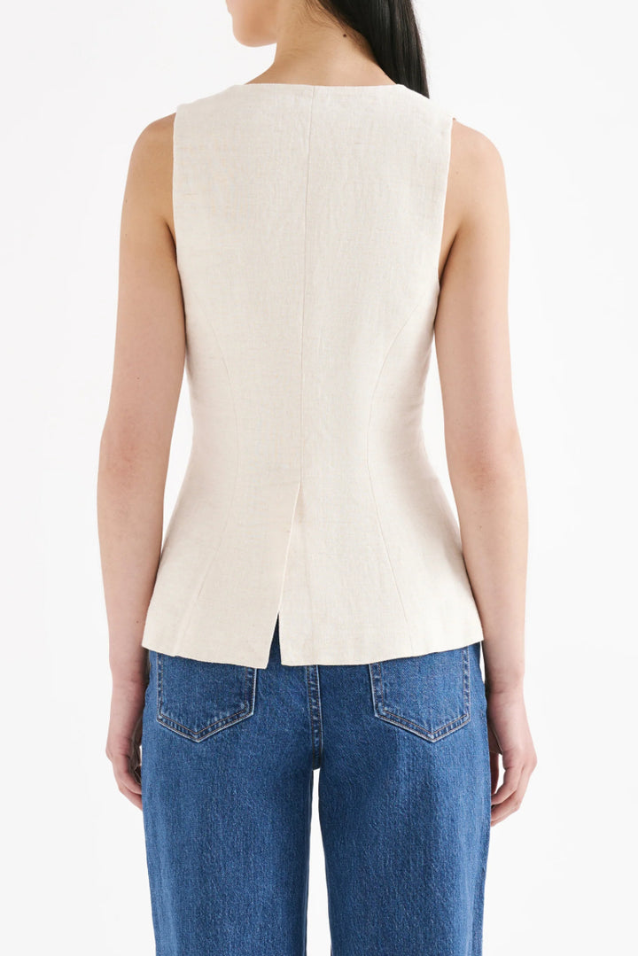 Clio Linen Vest