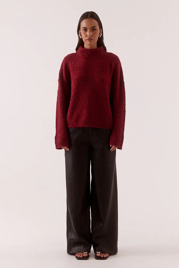 Verse Sweater | Raspberry Wine