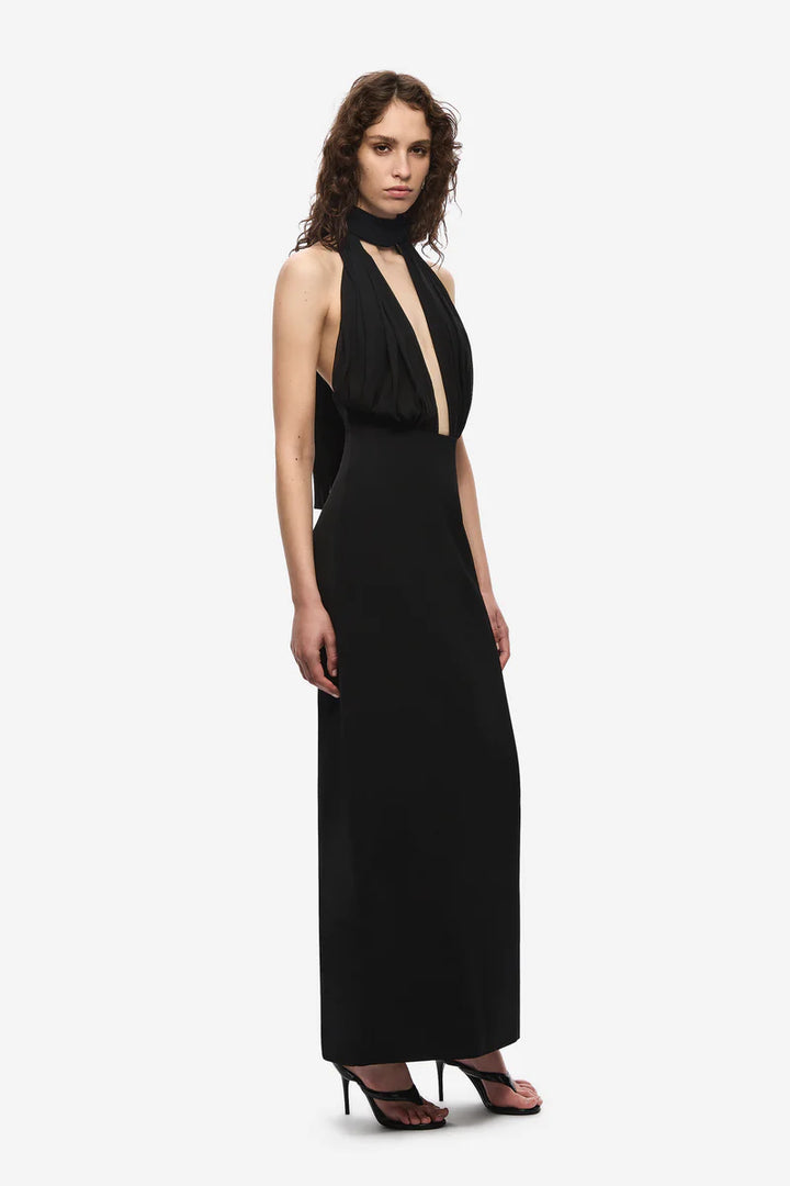 Capezza Silk Dress | Black