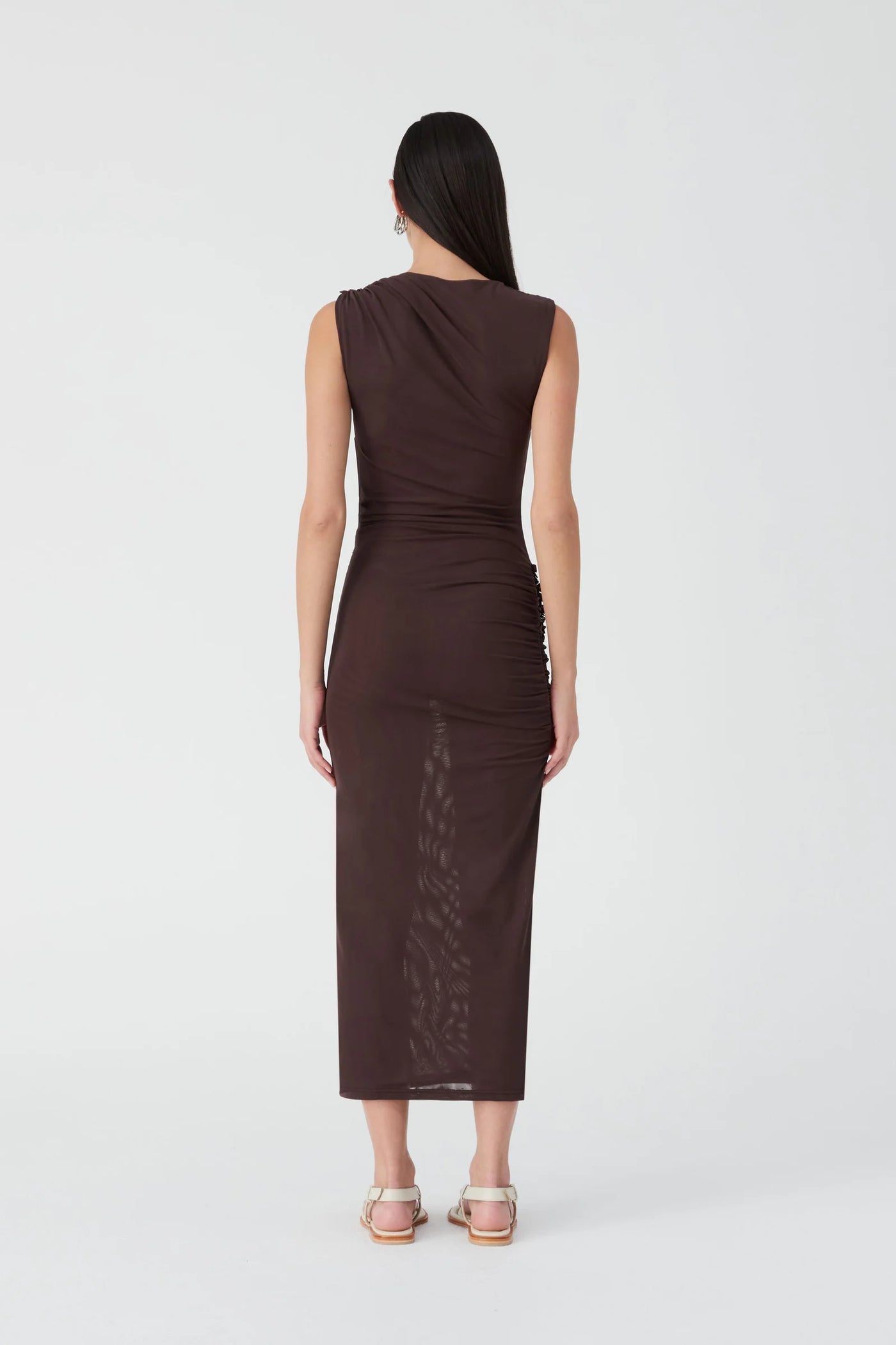 Knox Midi Dress | Dark Chocolate