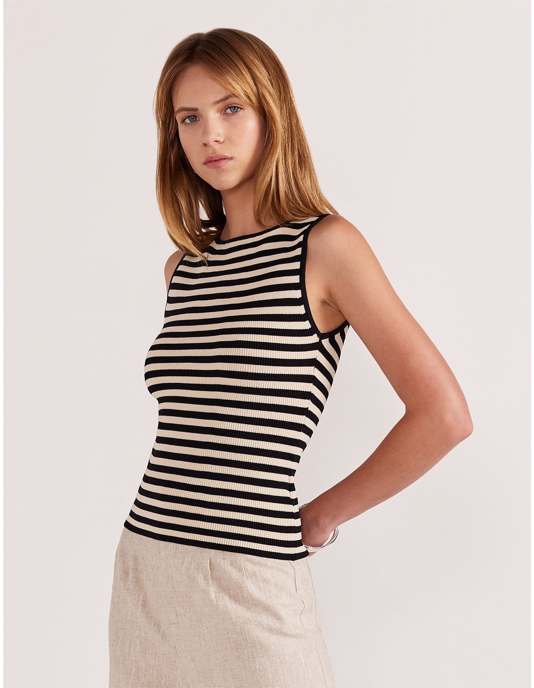 Mia Stripe Knit Tank