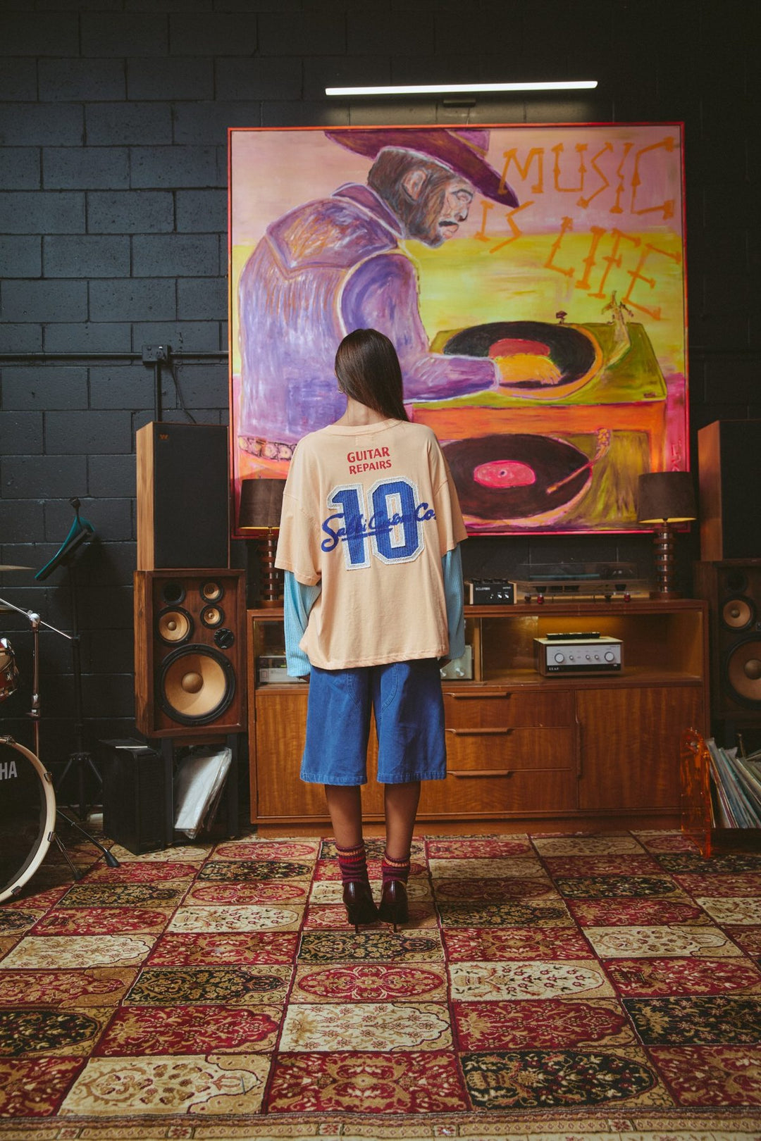 The LS Sabbi Custom Tee - Apricot