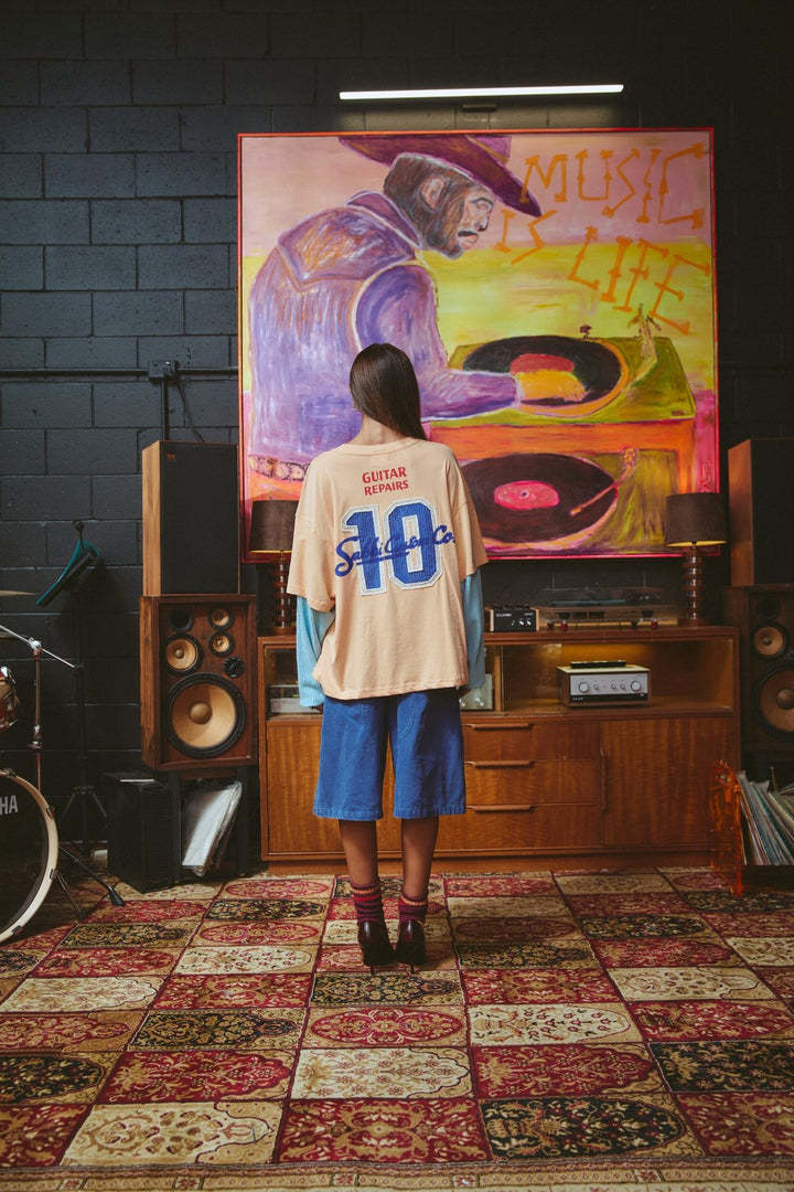 The LS Sabbi Custom Tee - Apricot