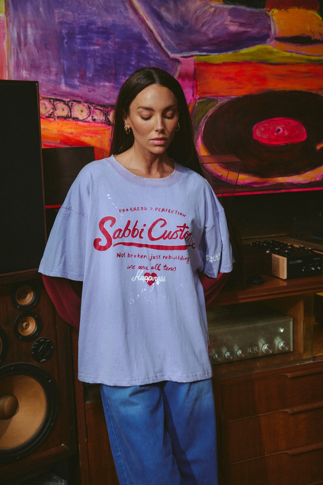The LS Sabbi Custom Tee - Lilac