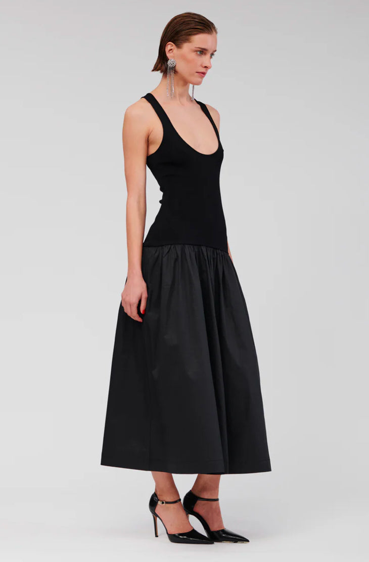 Naples Drop Waist Midi Dress