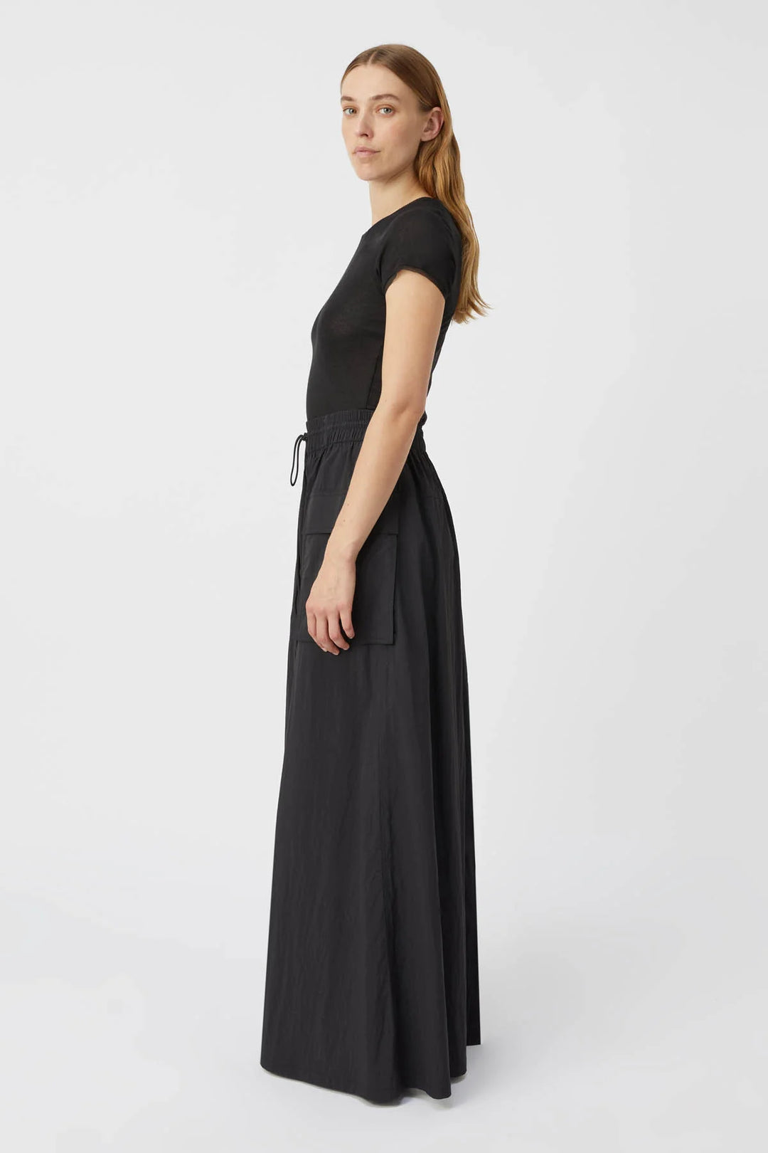 Zillion Maxi Nylon Skirt