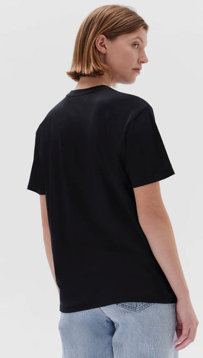 Everyday Organic Logo Tee | True Black + White