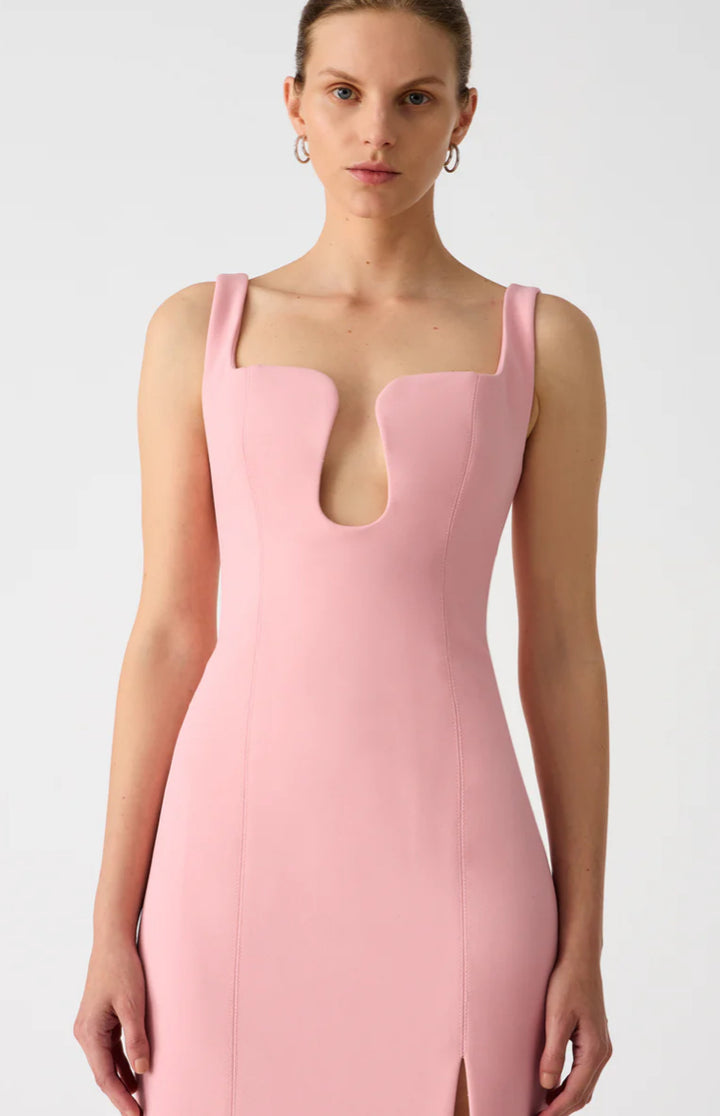 Franka Crepe Gown | Fondant Pink