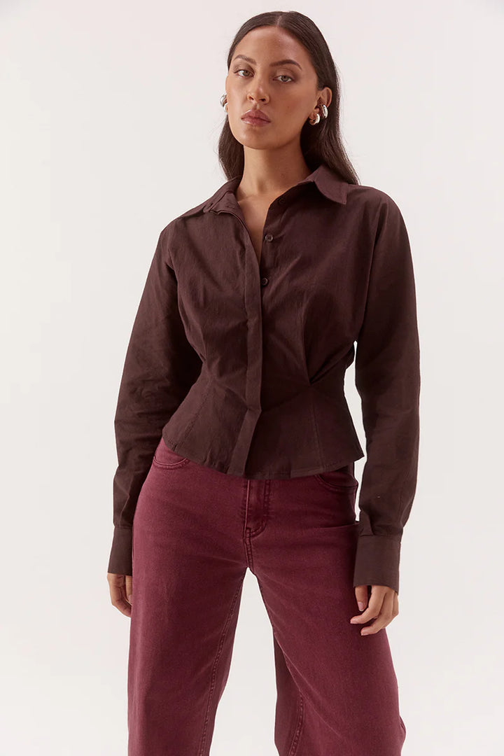 Marlowe Shirt | Espresso