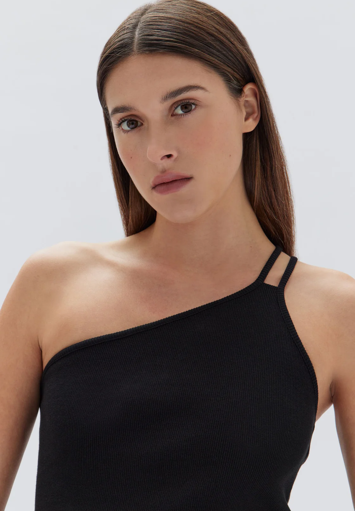 Mandy Asymmetric Top | Black