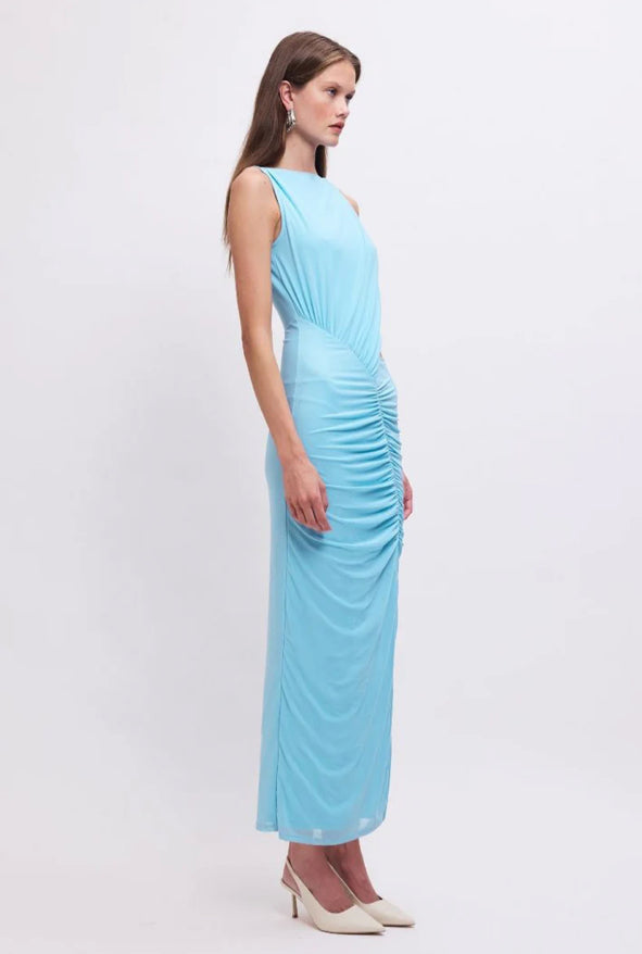 Katy Ruched Midi Dress