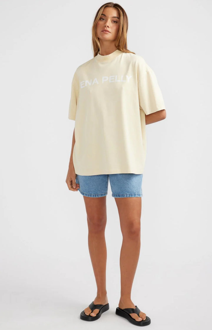 Chloe Oversized Tee | Lemon