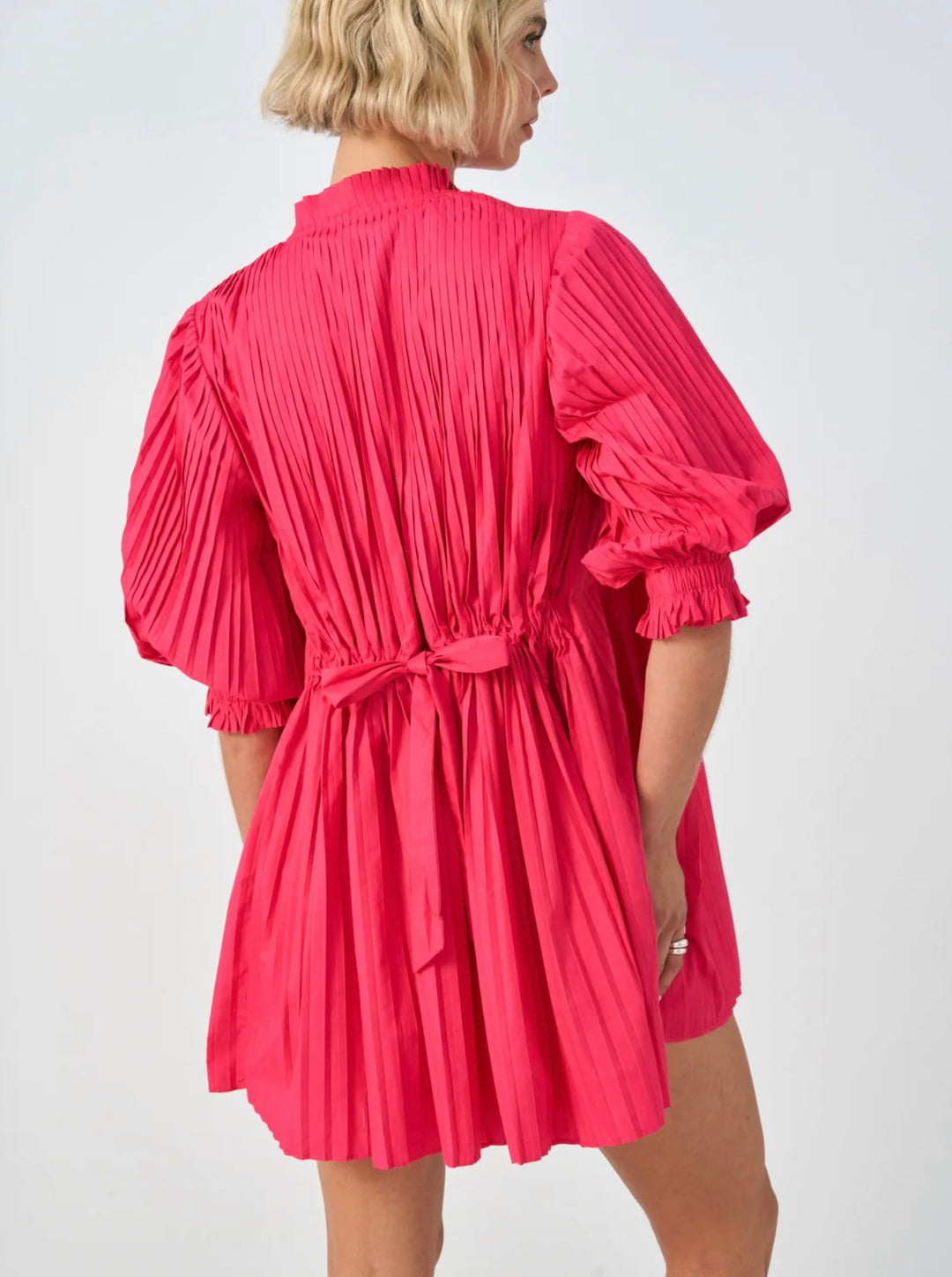 OZ Pleated Smock Dress