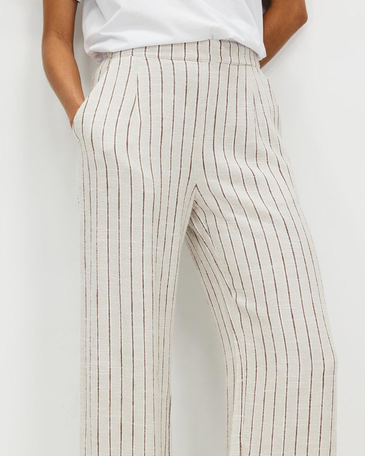 Neva Stripe Linen Trouser Pant