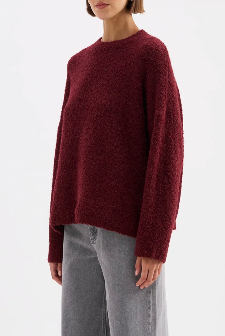 Elias Knit | Oxblood