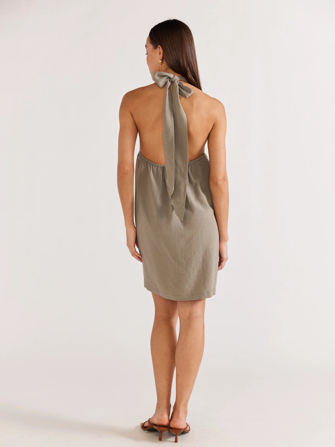 Olina Halter Mini Dress