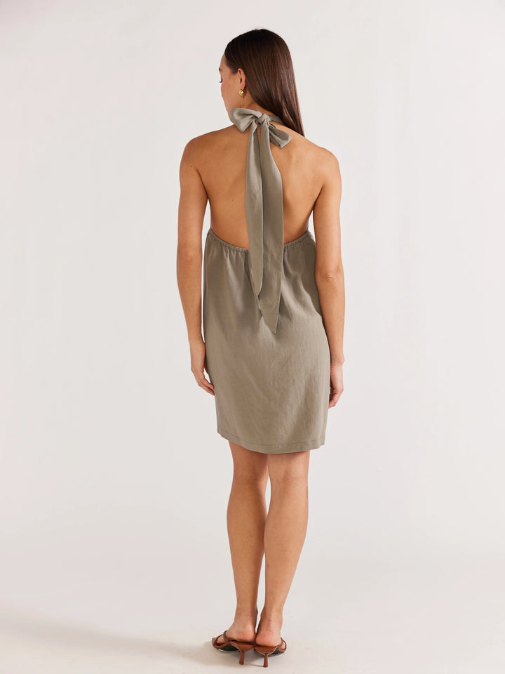 Olina Halter Mini Dress