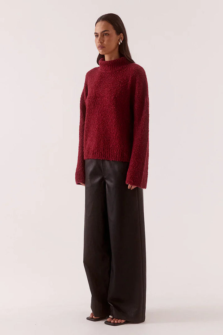 Verse Sweater | Raspberry Wine