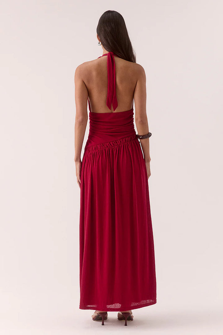 Alora Maxi Dress Raspberry