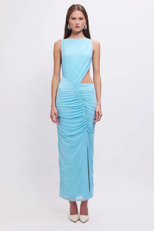 Katy Ruched Midi Dress