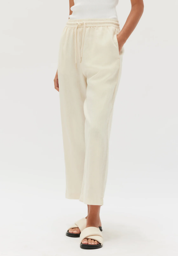 Ami Linen Pant | Stone