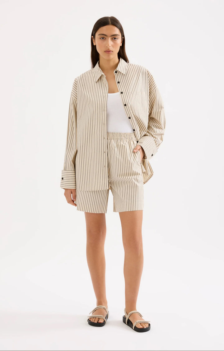 Organic Poplin Shirt | Stripe