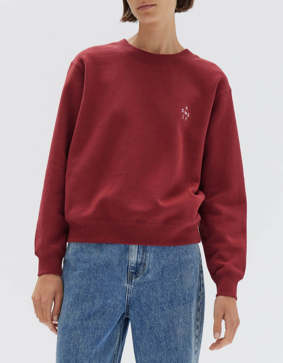 Stacked Logo Fleece | Syrah