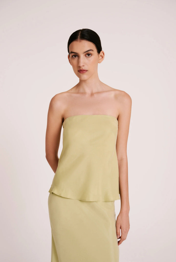 Silco Cupro Bodice | Lime