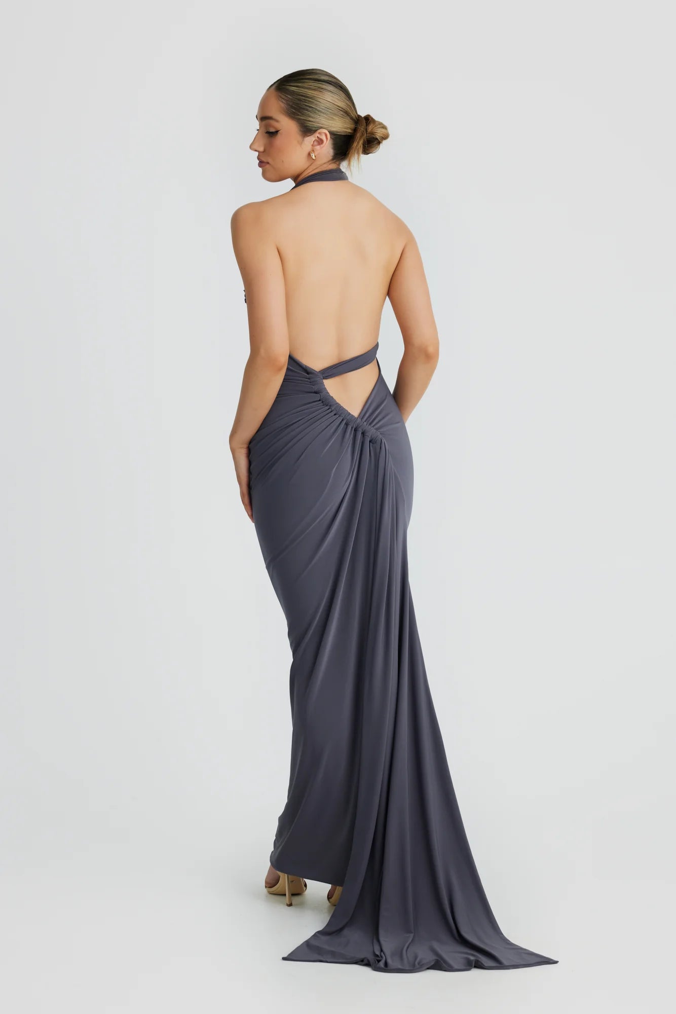 Ivana Multi-Way Gown | Slate Grey