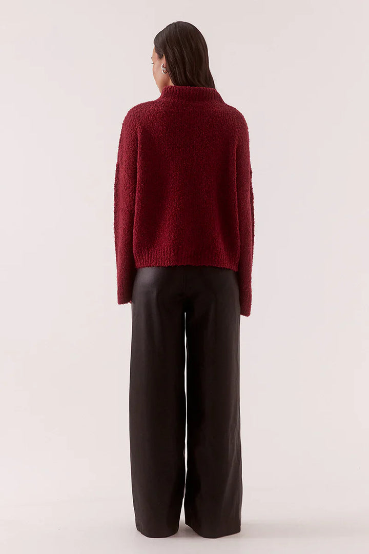 Verse Sweater | Raspberry Wine