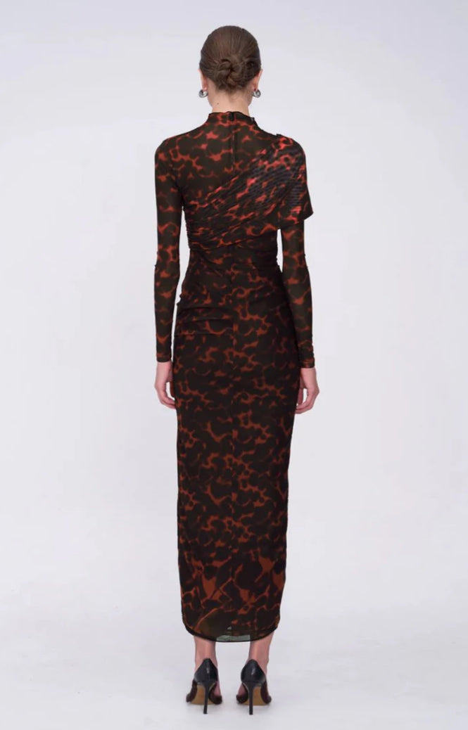 Remi Tortoiseshell Maxi Dress