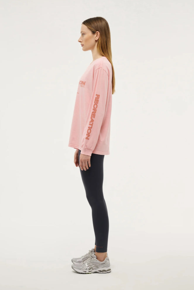 Streamline Long Sleeve Top | Crystal Rose