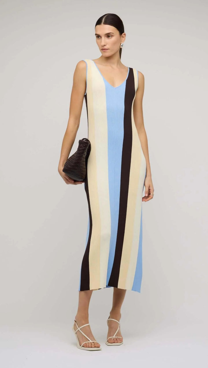 Atlas Stripe Knit Dress