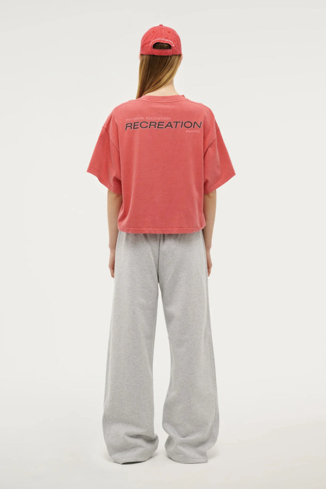 Nomad Boxy Tee | Poppy Red