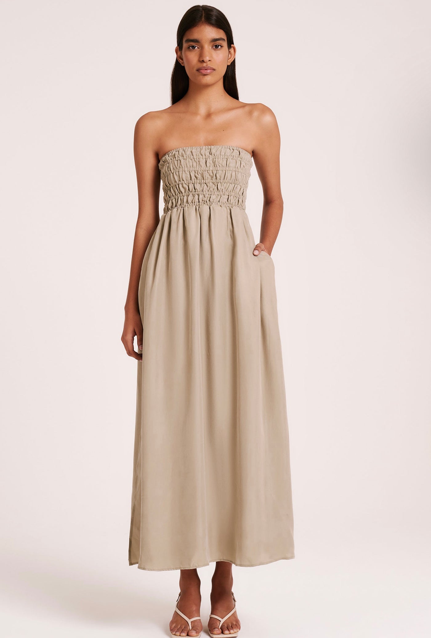 Zuri Cupro Maxi Dress