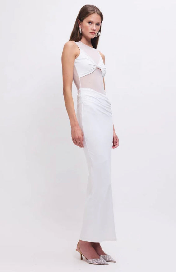 Auguste Sleeveless Maxi Dress | White