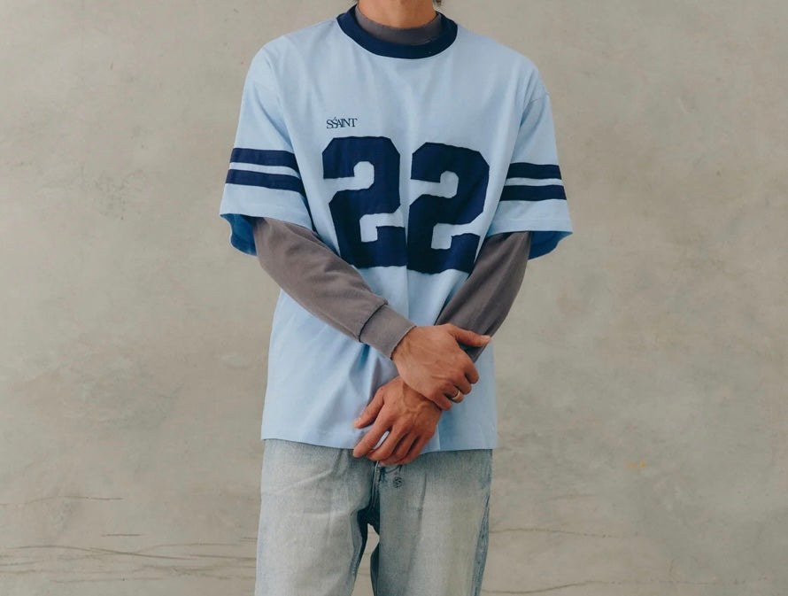 Motion Tee | Powder Blue