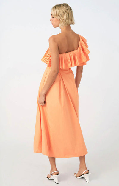 Bliss Midi Dress - Soft Orange