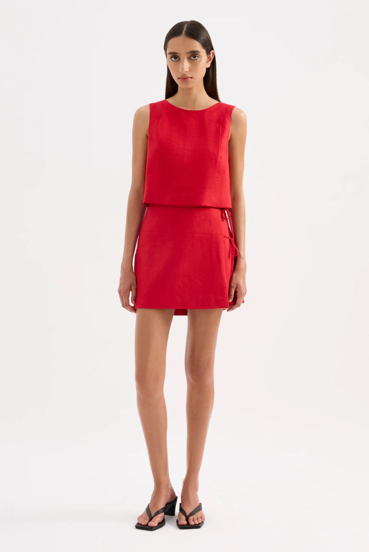 Lotta Linen Mini Skirt