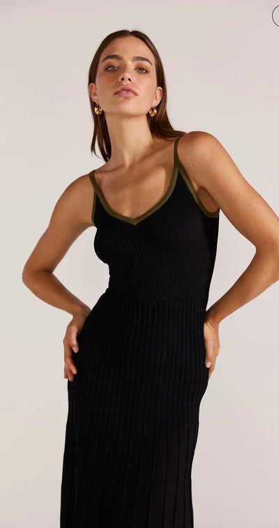 The Elara Knit Midi Dress