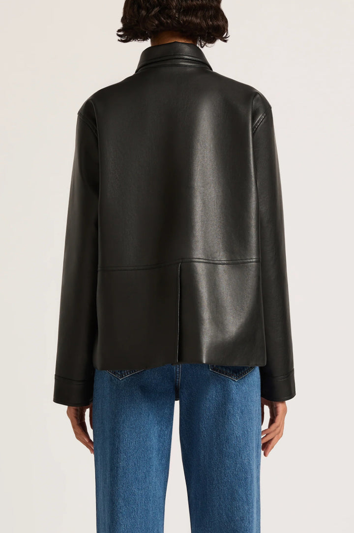 Telsey Faux Leather Jacket