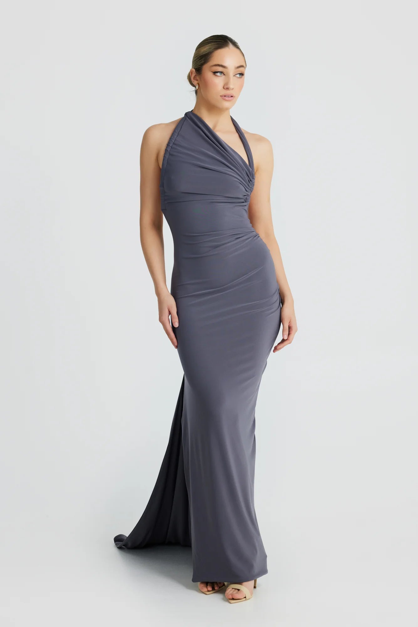 Ivana Multi-Way Gown | Slate Grey