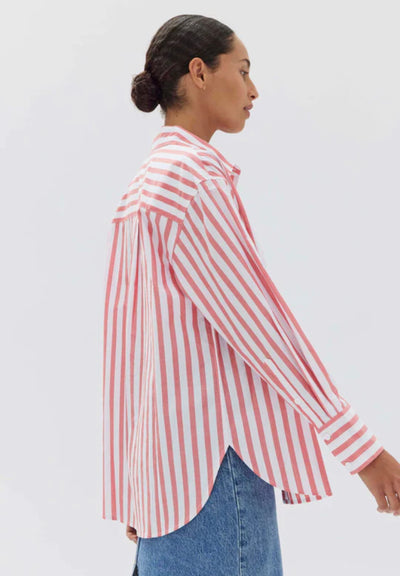 Signature Poplin Shirt | Popsicle Stripe