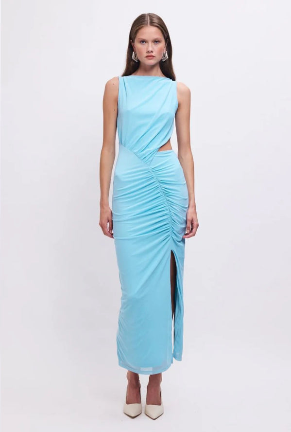 Katy Ruched Midi Dress