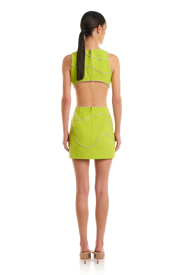 Khali Dress | Lime Green